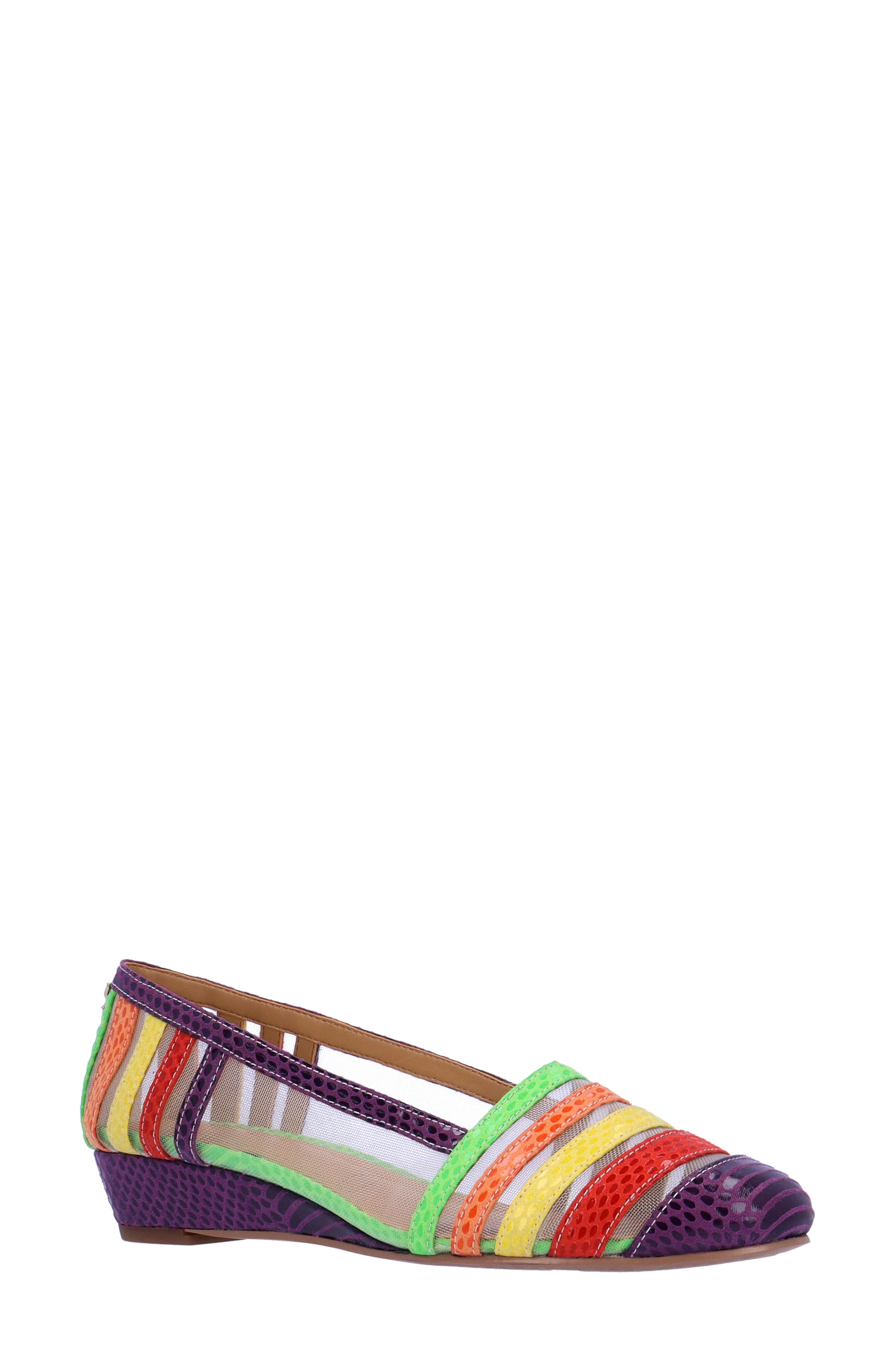 J. Reneé Melodee Wedge Pump, Main, color, Bright Multi