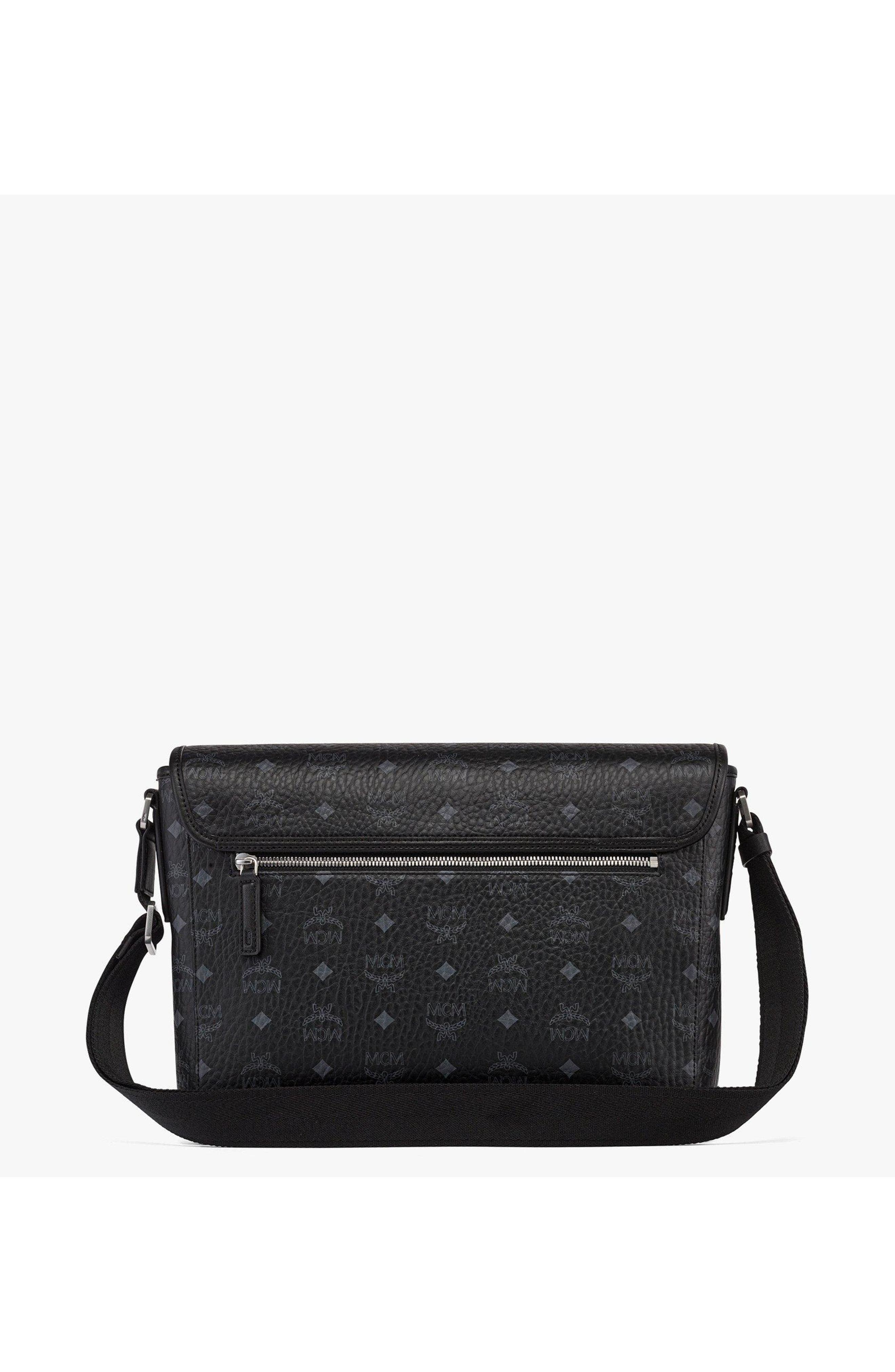 MCM Aren Messenger in Visetos, Alternate, color, 