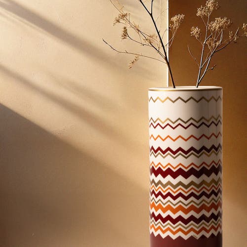 Missoni High Vase In Multi