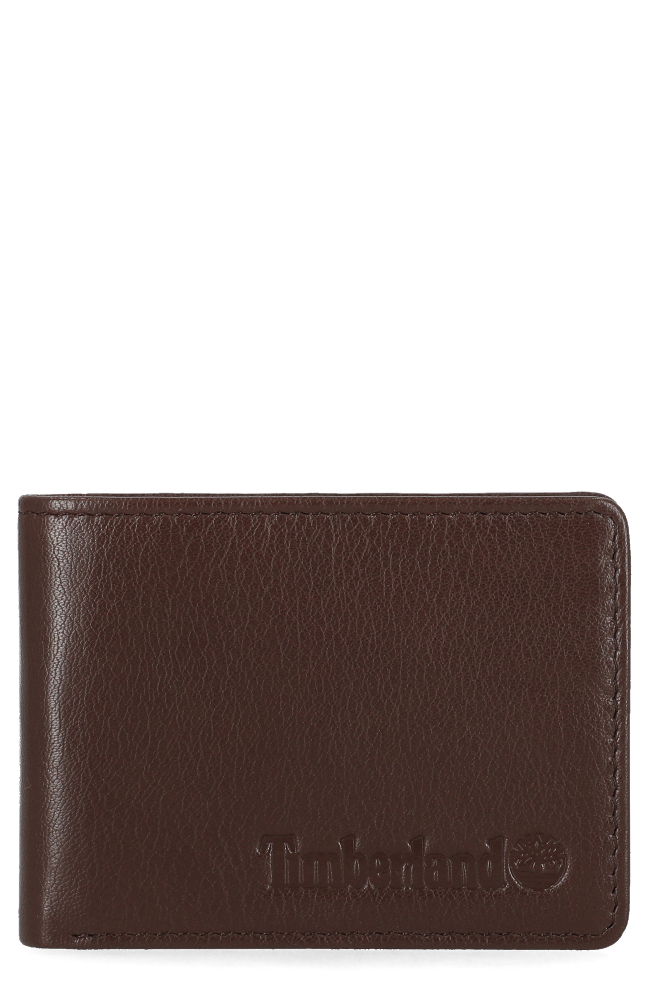 Magnetic Bifold Leather Wallet