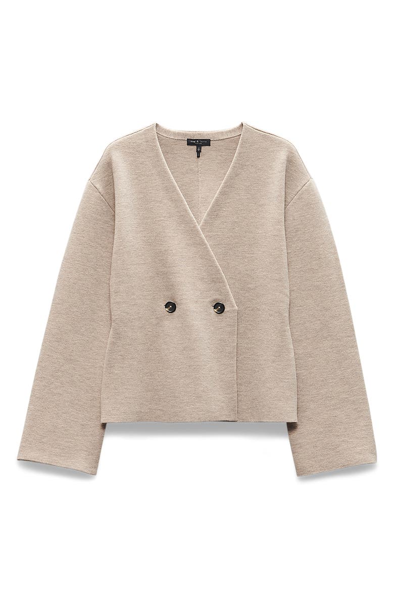rag & bone Lori Wool Blend Double Breasted Cardigan, Alternate, color,