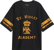 PURPLE BRAND St. Violet Stripes Textured T-Shirt