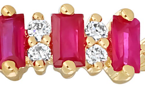 Bony Levy El Mar Ruby & Diamond Ring In 18k Yellow Gold
