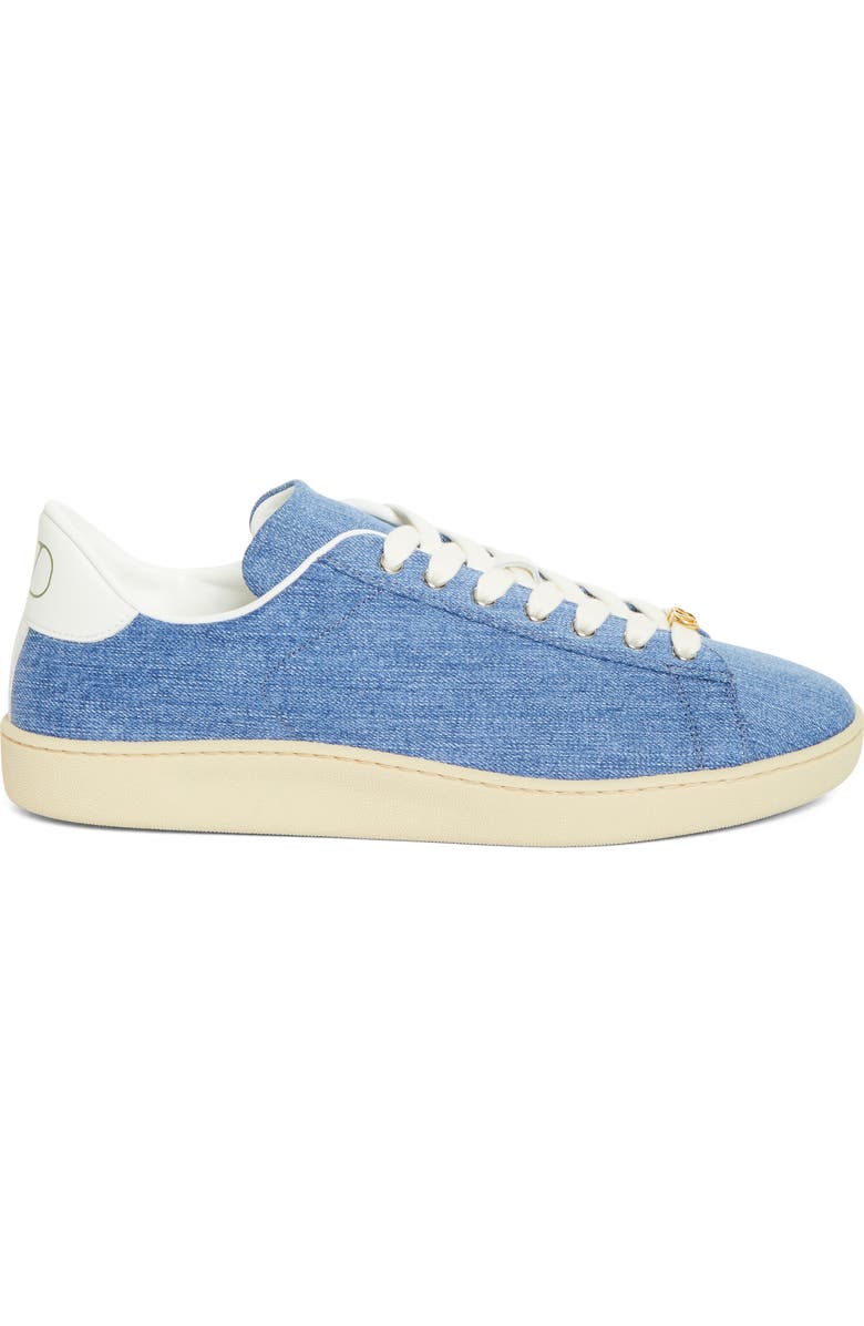 Valentino Garavani Royco Denim Low Top Sneaker, Alternate, color, Blue Multi