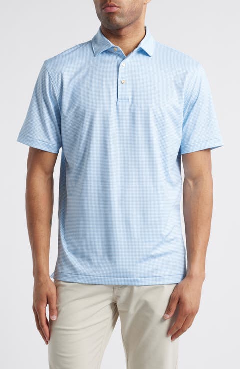 Orbit Microprint Performance Jersey Polo