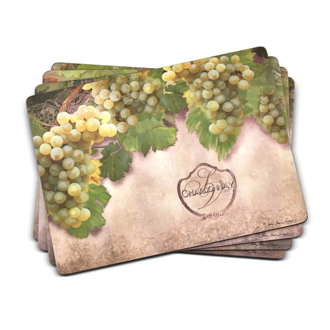 Tuscan Vineyard Set of 4 Cork Back Placemats