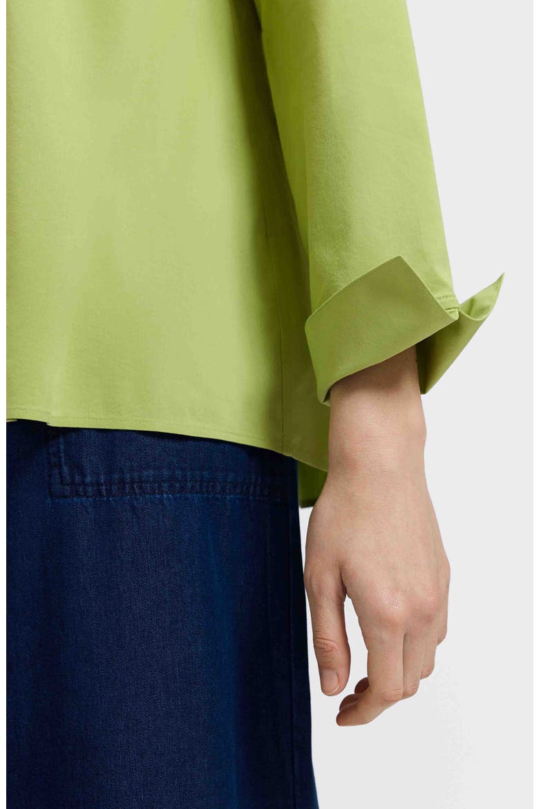 Agnes Split Cuff Popover Blouse, Alternate, color, CELERY