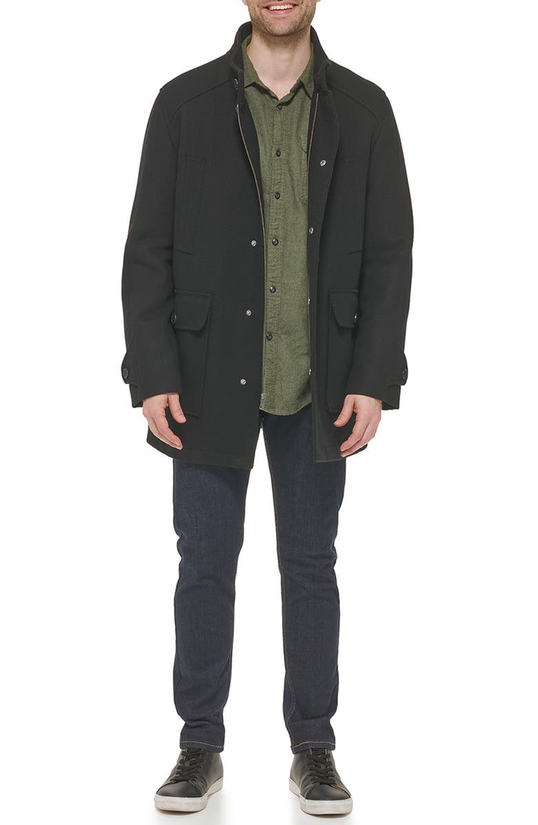 Cole Haan Signature Wool Blend Twill Field Jacket, Alternate, color,