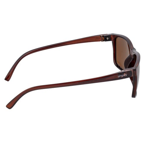 Simplify Ellis Polarized Sunglasses In Brown/brown