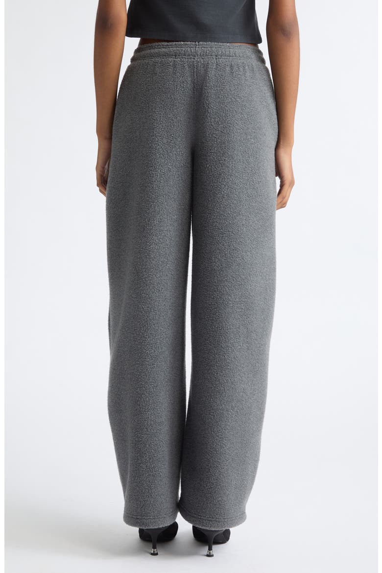 Fleece Track Pants, Alternate, color, DARK GREY MELANGE
