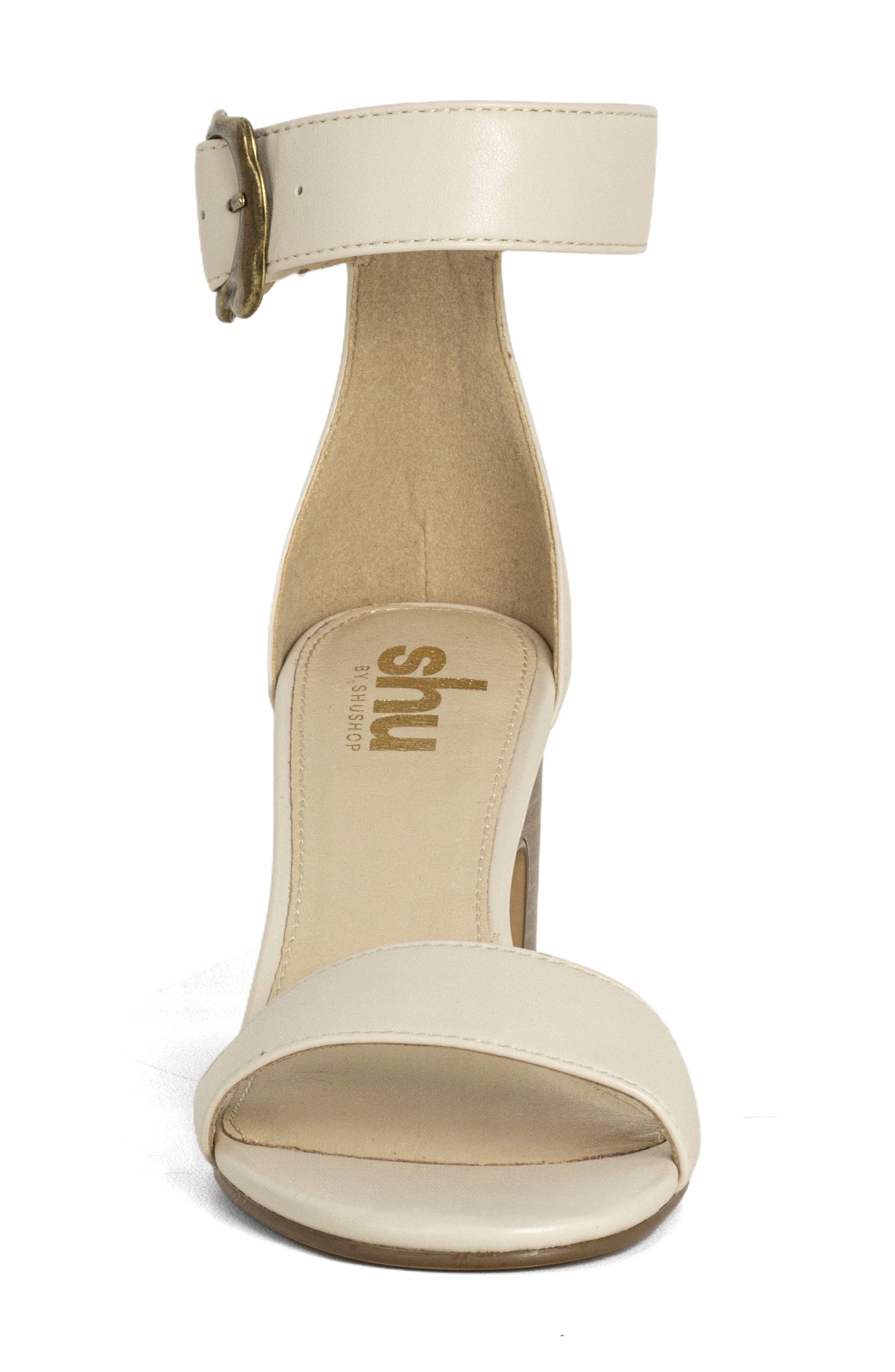 Eliya Ankle Strap Sandal, Alternate, color, BONE