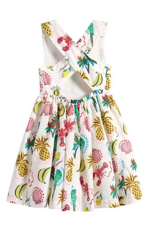 Mini Boden Kids' Harper Crossback Cotton Sundress