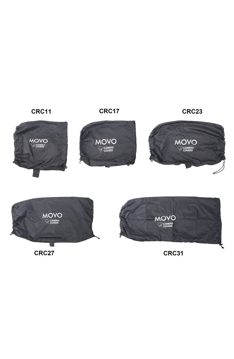 MOVO CRC31 Storm Raincover Protector for DSLR Cameras, Lenses, Photographic Equipment, Alternate, color, Black