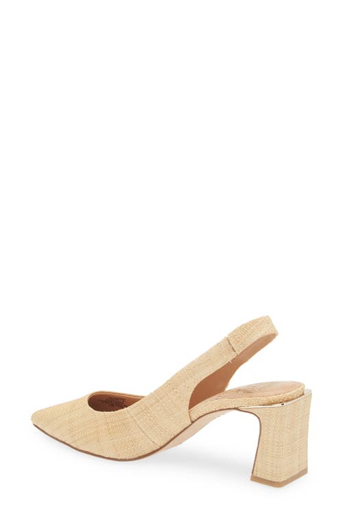 Vince Camuto Hamden Pointed Toe Slingback Pump In Sand