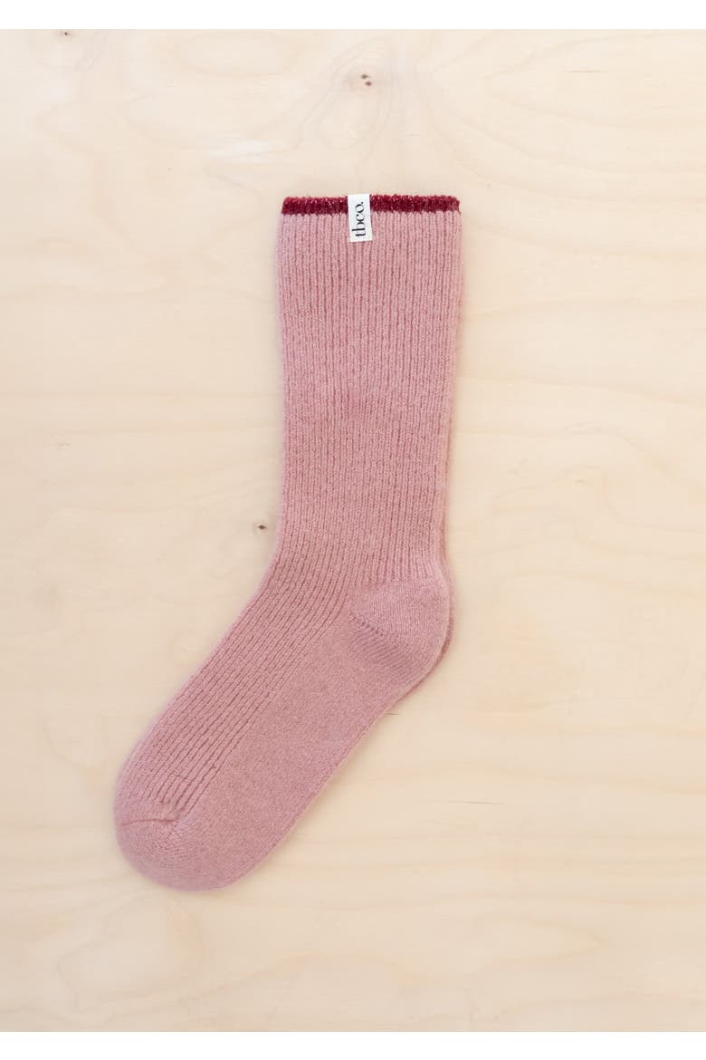 Cashmere & Merino Socks, Alternate, color, Pink