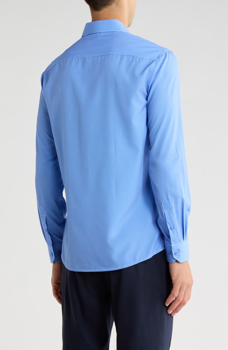 TOM BAINE Performance Stretch Wrinkle Free Button-Up Shirt, Alternate, color, Blue