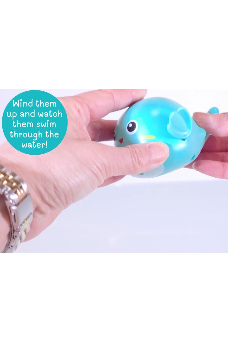 Bath Time Whales, Alternate, color, Multicolored