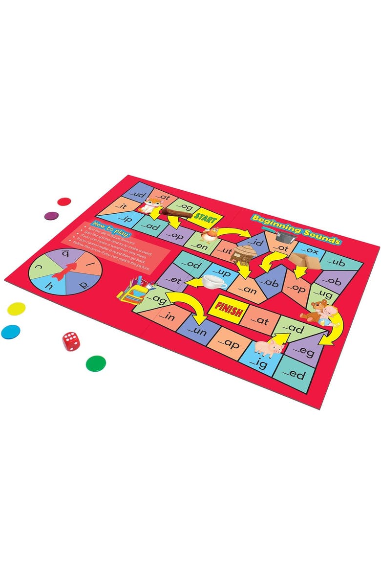 Junior Learning Phonics Board Games Set, Alternate, color, Multicolored