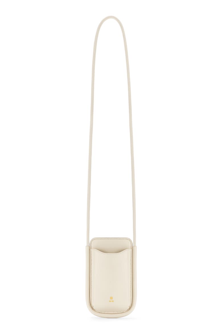 Ayla Water Repellent Phone Crossbody Bag, Main, color, IVORY