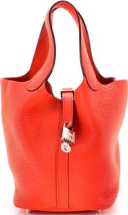 Pre-Owned Hermes Picotin Lock Bag Clemence PM