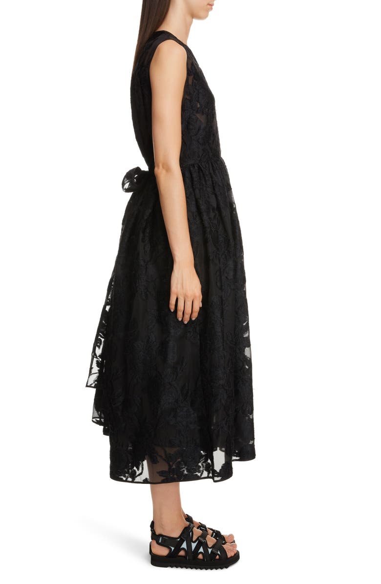 Cecilie Bahnsen Emma Floral Jacquard Midi Dress, Alternate, color, 