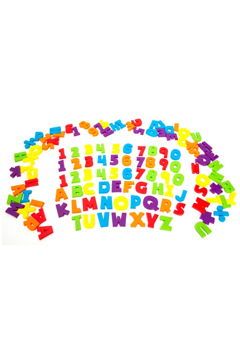 Magnetic Capital Letters & Numbers 120Pc Playset, Main, color, Multicolored