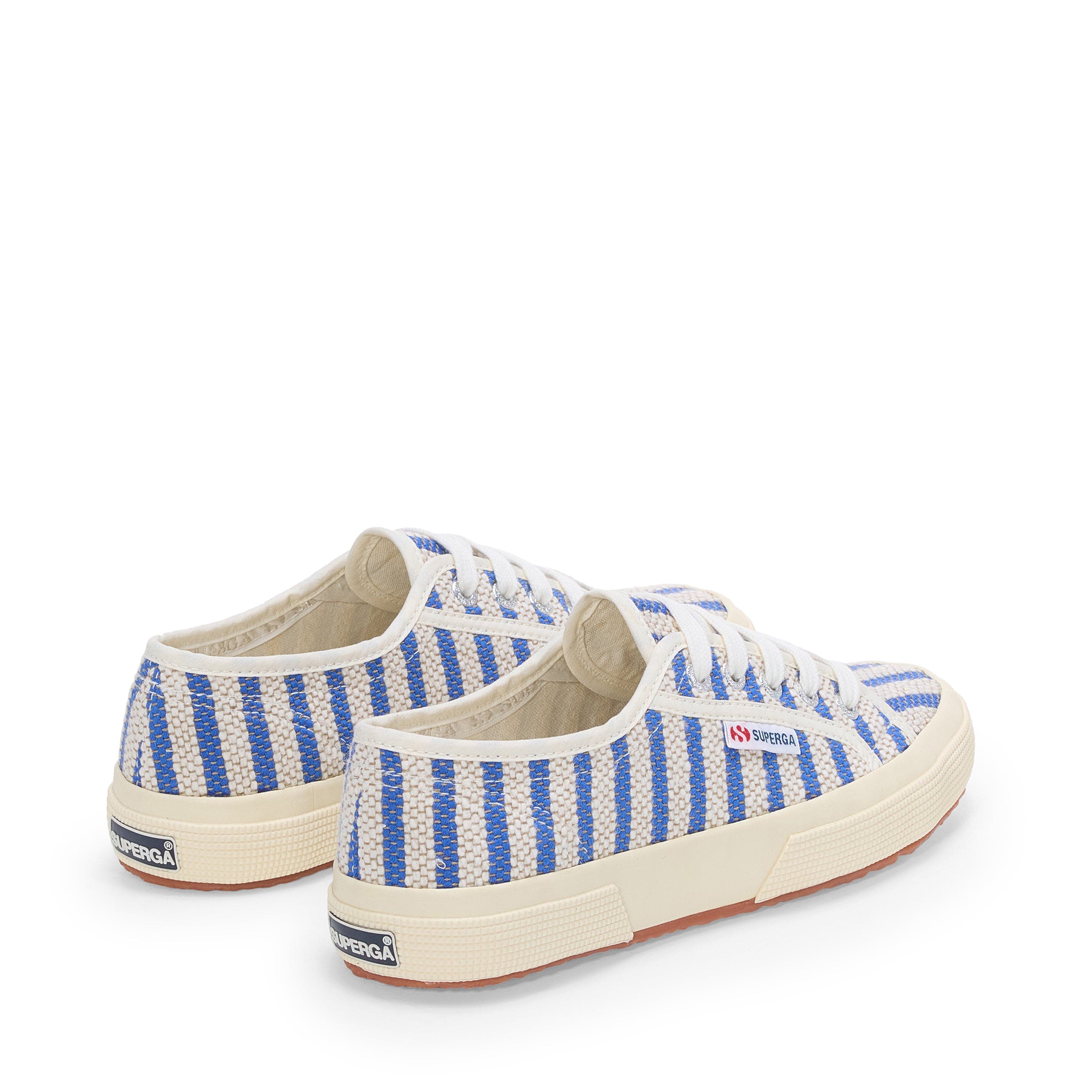 Superga 2750 Cotton Stripes Sneakers, Alternate, color, Blue-Off White