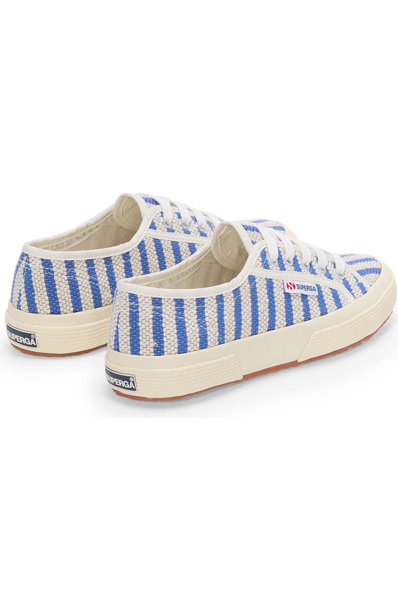 Superga 2750 Cotton Stripes Sneakers, Alternate, color, Blue-Off White