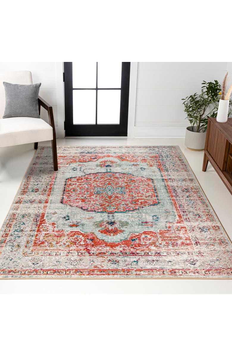 JONATHAN Y Andalus Vintage Medallion Area Rug, Alternate, color, 