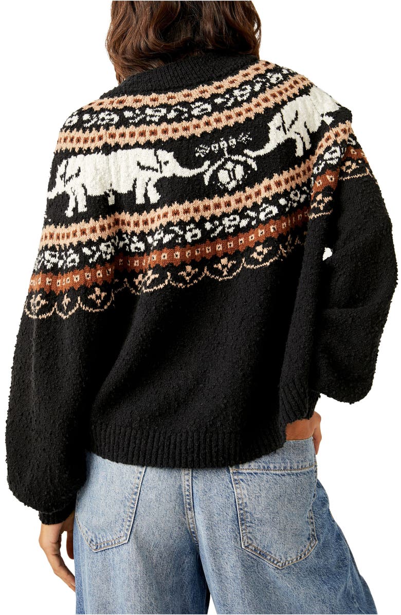 Free People Nellie Fair Isle Sweater, Alternate, color,