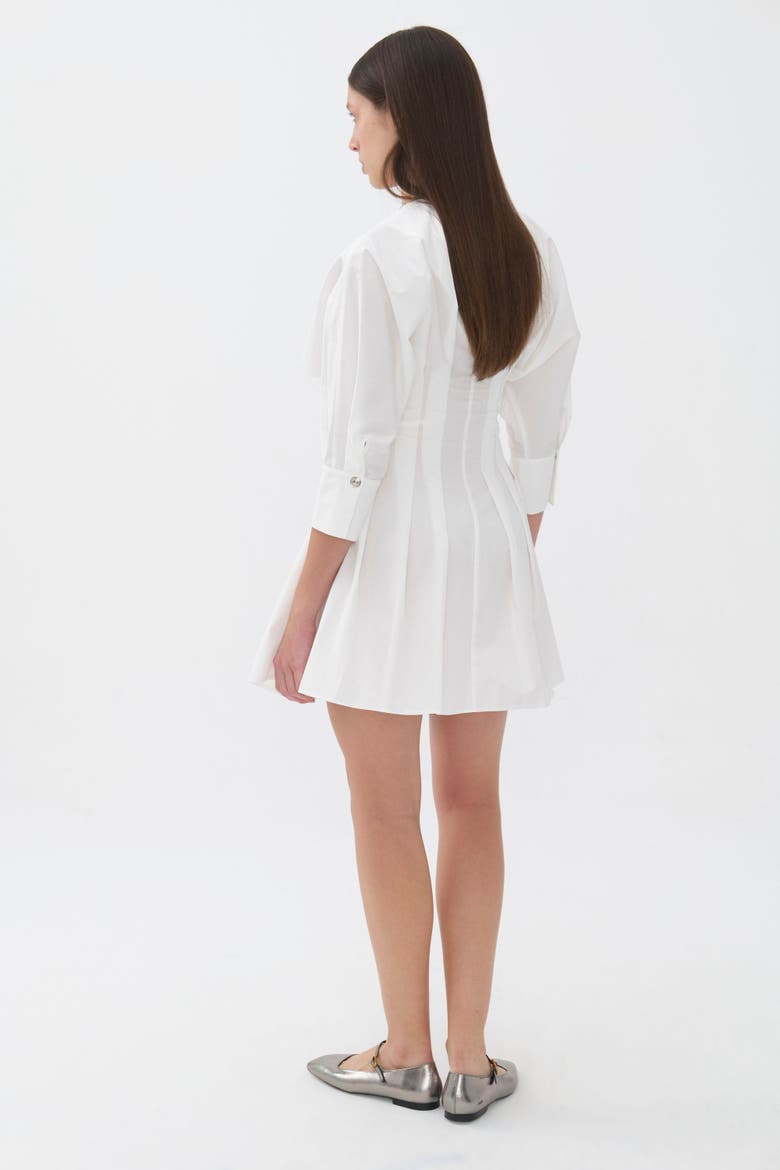Zippered Dress, Alternate, color, White