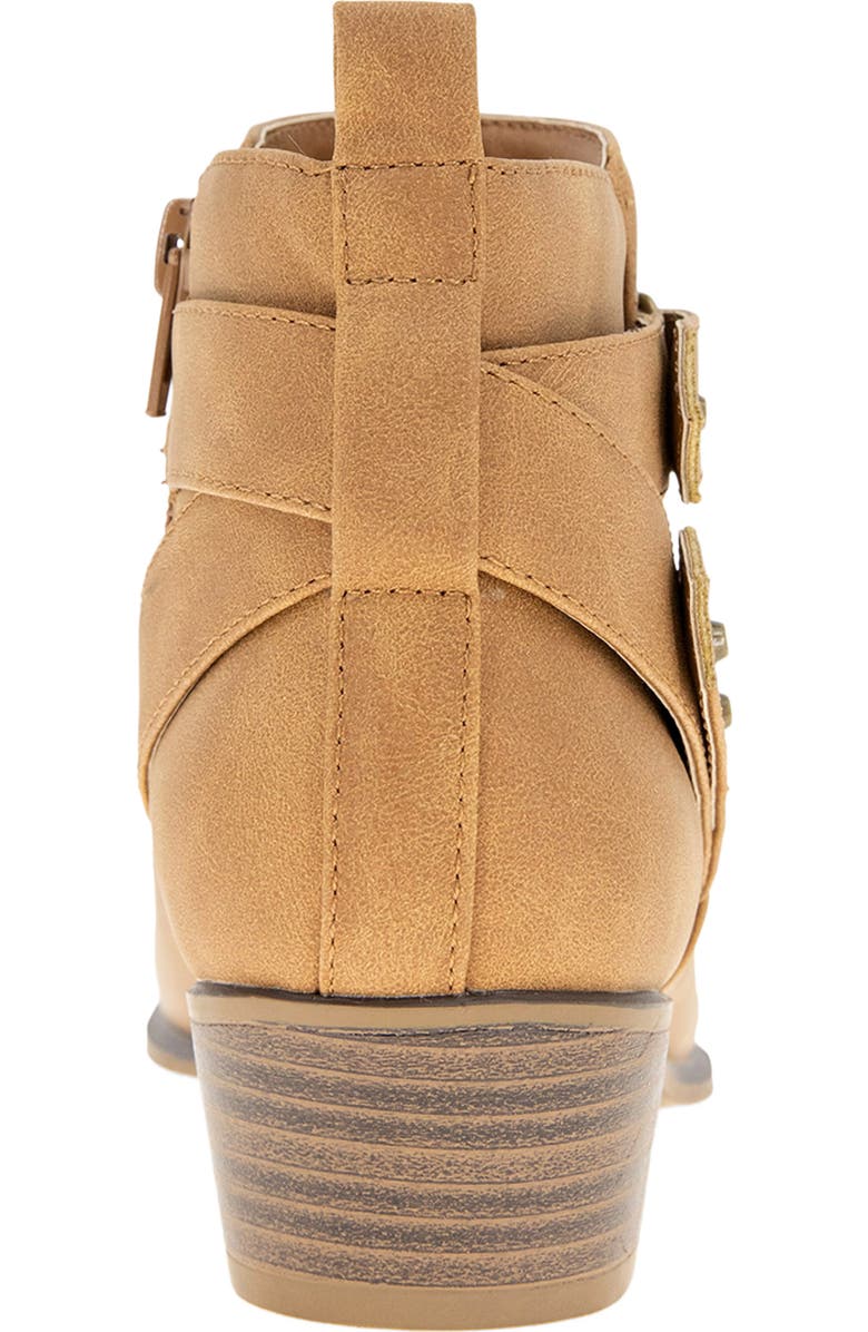 UNIONBAY Tilly Side Zip Bootie, Alternate, color, Cognac