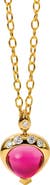 Mark Henry 18K Gold Grand Gumdrop Pendant Necklace