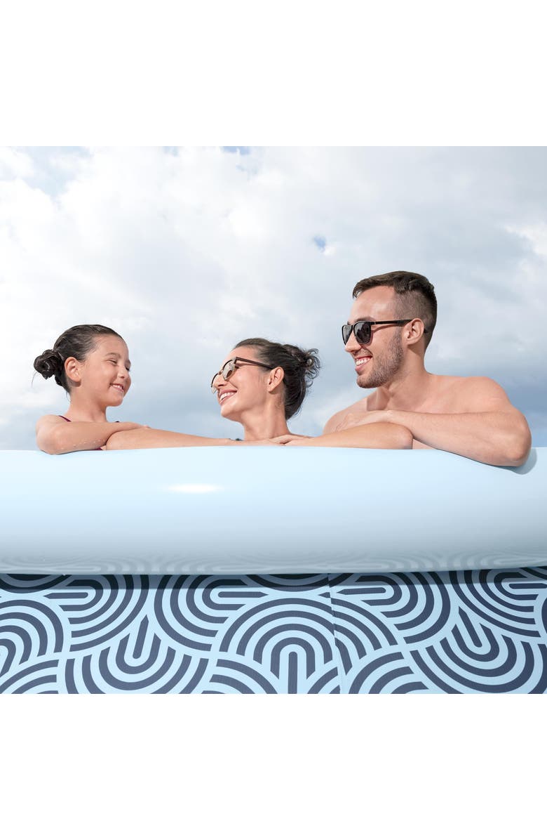 Fast Set Bestway Fast Set PVC 15' Above Ground Round Inflatable Swimming Pool Set with 530 GPH Filter Pump, Alternate, color,