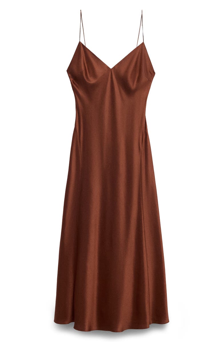 MANGO Satin Slipdress, Main, color,