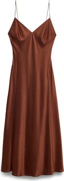MANGO Satin Slipdress