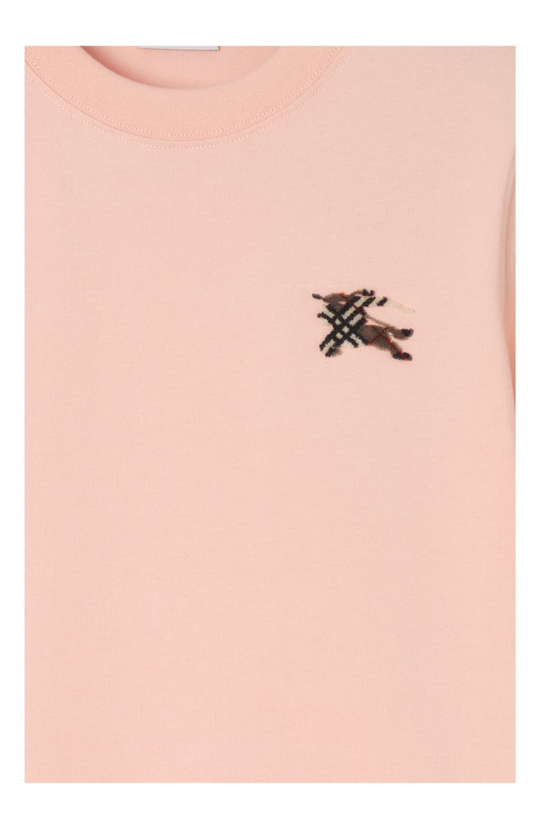 Burberry EKD Check Cotton T-shirt, Alternate, color, Compact Pink