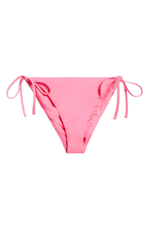 Nike Tie Side Bikini Bottoms In Hyper Pink