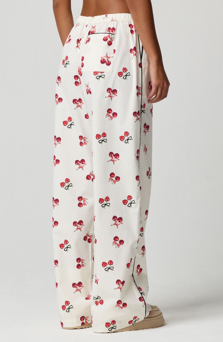 Florence by Mills Oversize Pajama Pants, Alternate, color, White Cherry