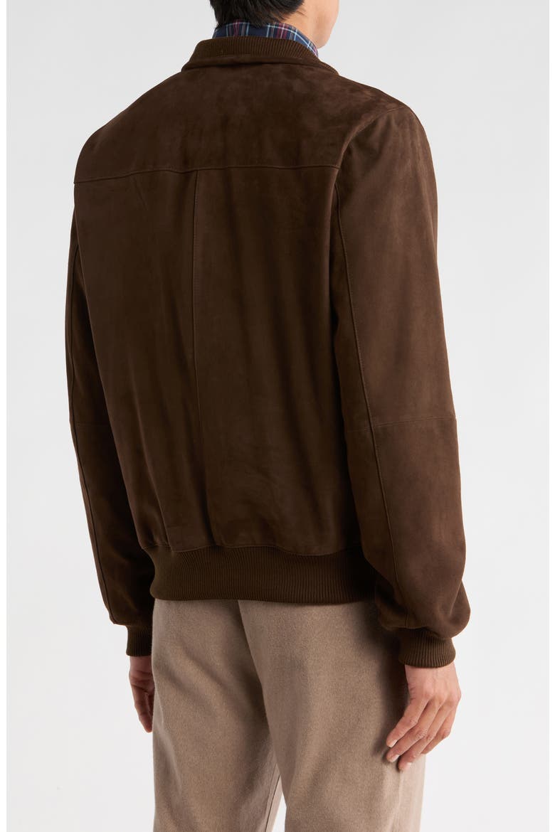 Brooks Brothers Suede Zip Up Jacket (Men) | Nordstromrack