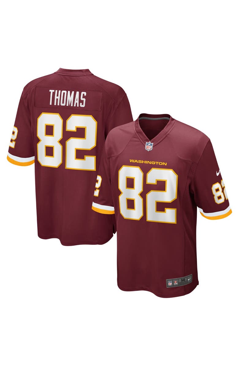 Nike Men's Nike Logan Thomas Burgundy Washington Football Team Game Jersey, Alternate, color, 