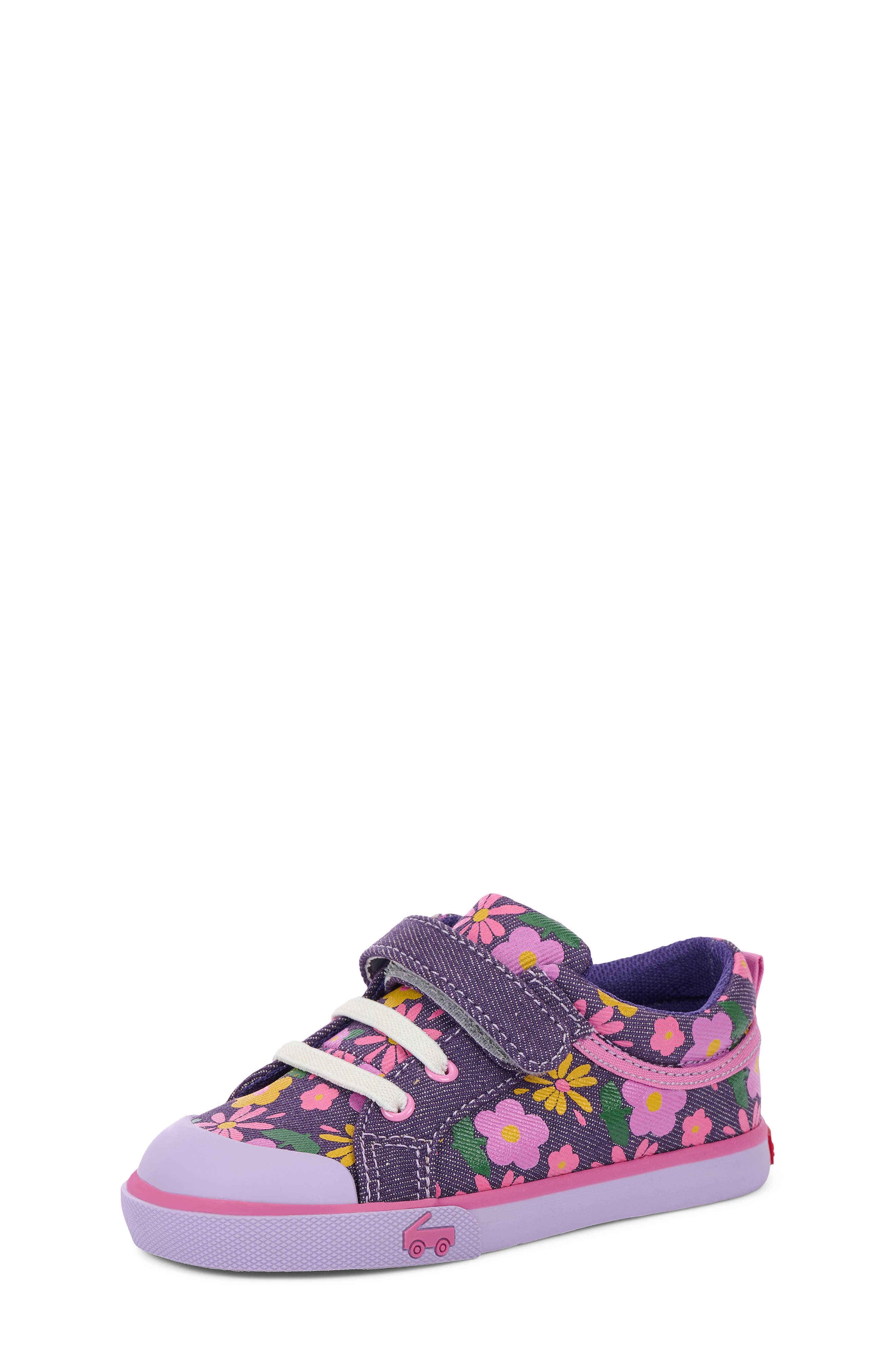 Kids' Kristin Sneaker, Alternate, color, PURPLE FLORAL