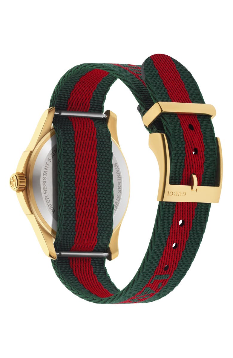 Gucci G-Timeless Nylon Strap Watch, 38mm, Alternate, color, 