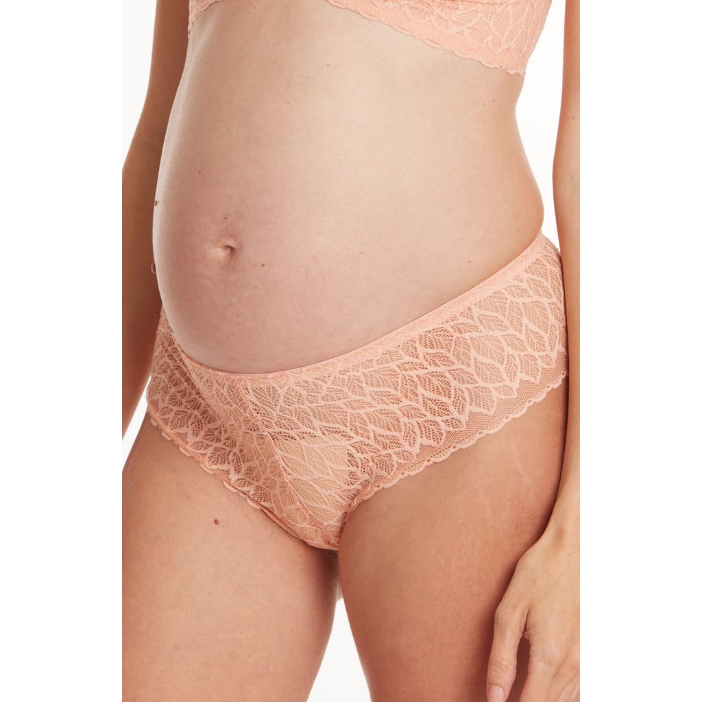Cache Coeur Bliss Maternity Shorty In Pink
