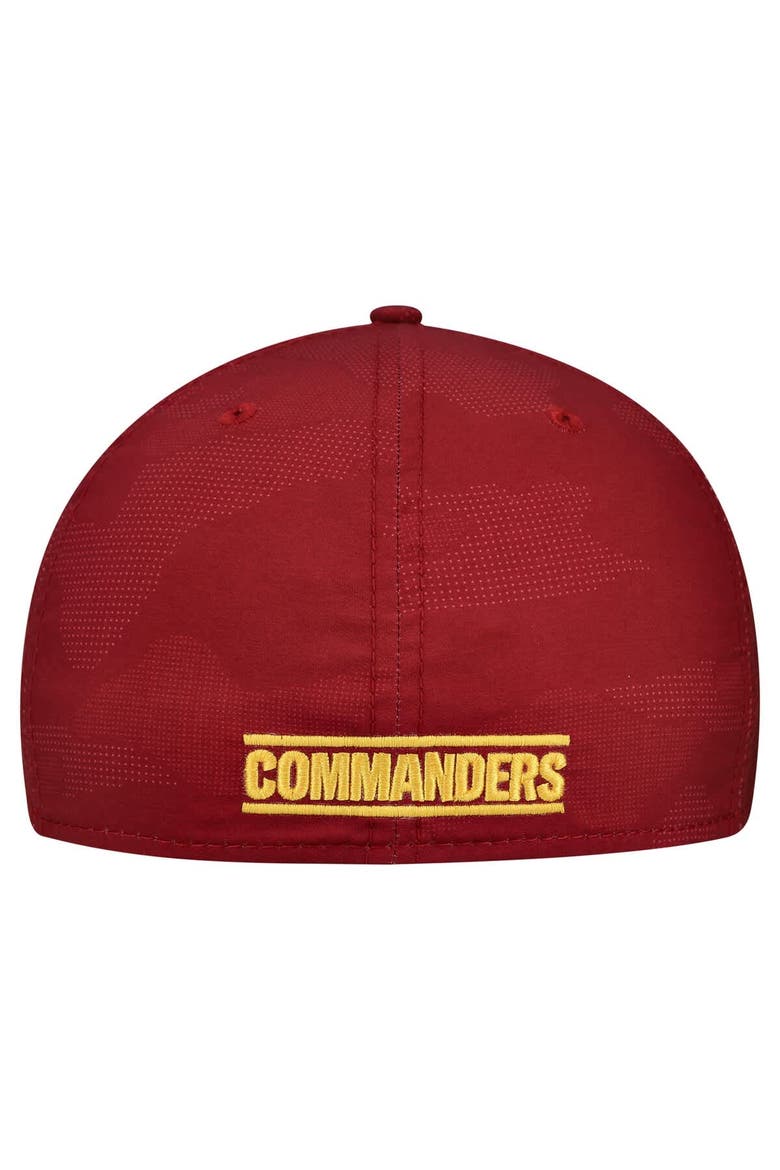 Men's New Era  Burgundy Washington Commanders Tonal Camo 39THIRTY Stretch Fit Hat, Alternate, color, Burgundy