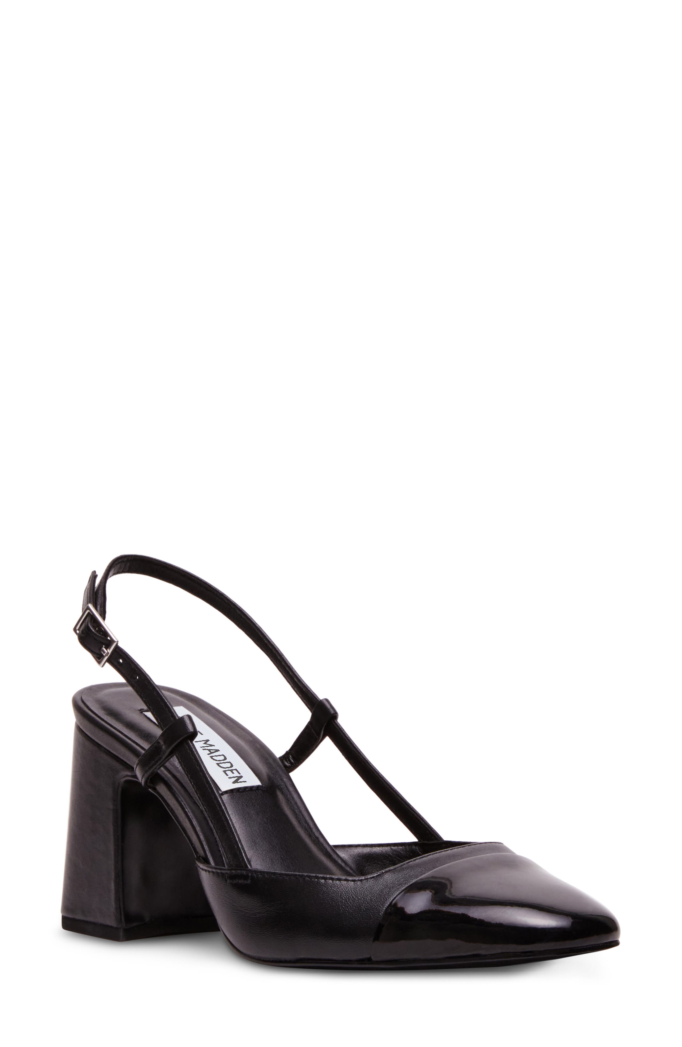 Steve Madden Becka Block Heel Slingback Pump, Main, color, 