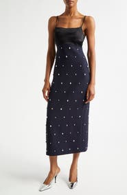 A.L.C. Alana Rhinestone Slipdress