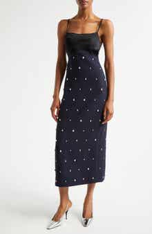 A.L.C. Alana Rhinestone Slipdress