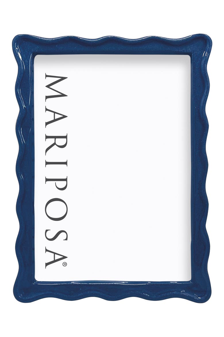Wavy Picture Frame, Main, color, BLUE