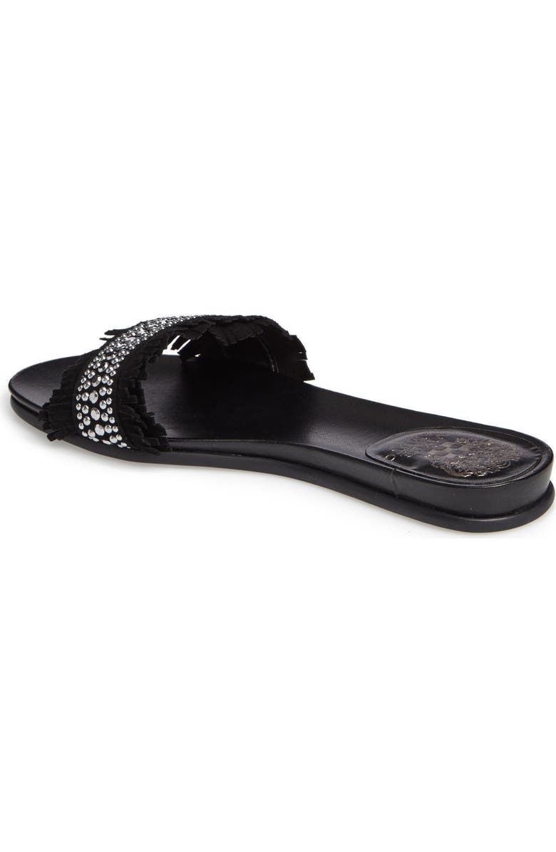 Vince Camuto Ettina Fringed Slide Sandal, Alternate, color,
